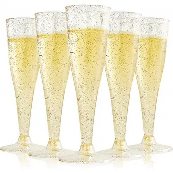 10vnt Šampanas Fleita Praktinių Išskirtinį Lieknas Apačioje Valgomasis Tiekimo Kokteiliai Goblet Goblet