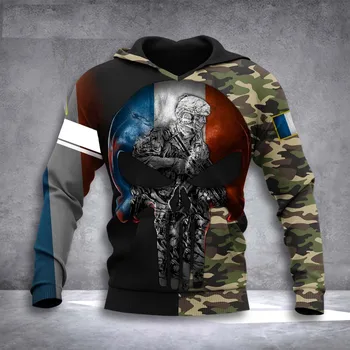 2023-Armijos Solidier Visos Šalies 3D Spausdinimo Hoodie Pavasarį, Rudenį Vyras Moteris Harajuku Outwear Gobtuvu Megztinis sportiniai Kostiumai Atsitiktinis