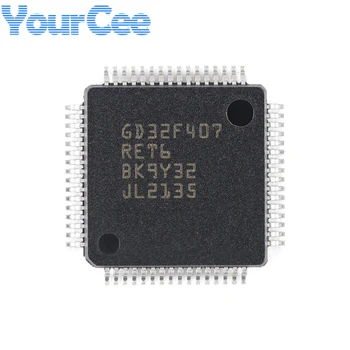 GD32F407 GD32F407RET GD32F407RET6 LQFP-64 LQFP64 32 Bitų Mikrovaldiklis Chip MCU IC Valdytojas