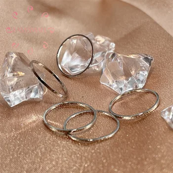 Penki gabalas setsilver Tuščiaviduriai iš Žiedo Elegantiška Vintage Kristalų Moterų Perlų Papuošalai Vestuves Dovanų Priedai Sterlingų Silve