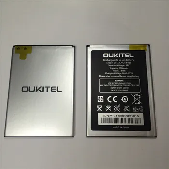 2021 gamybos data OUKITEL C5 akumuliatorius 2000mAh Ilgas laukimo laikas, Didelės talpos už OUKITEL C5 baterija