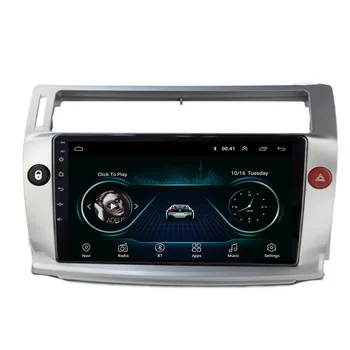 Automobilio Radijo, GPS Android 12 Multimedia Vaizdo Grotuvas Auto Stereo Audio Citroen C4 C-Triomphe C-Quatre 2004-2009 M. Carplay Fotoaparatas