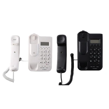 Corded Telefonas su Skambinančiojo Ekranu Klasikinio Fiksuotojo ryšio Telefono Darbastalio Telefonu Didelis Mygtukas Telefono