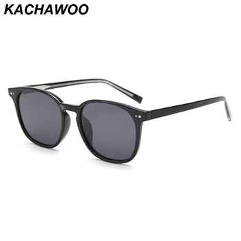 Kachawoo aikštė akiniai nuo saulės, poliarizuoti tr90 rėmelis acetatas mados saulės akiniai vyrams, moterims, Vasarą Europos stiliaus juoda žalia