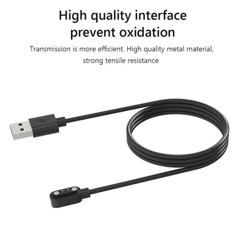Magnetinio USB Pakeisti Kroviklio Laidą Smart Žiūrėti Įkrovimo Kabelis Stabili Apmokestinimo Zeblaze Storatos 2/Zeblaze Stratos2 Lite