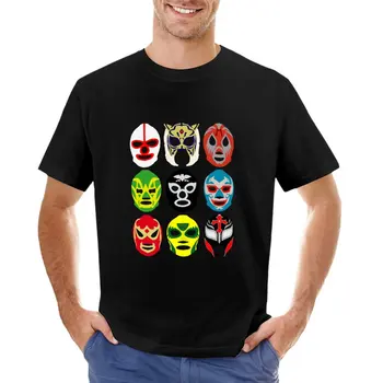 Meksikos imtynininkas kaukės T-Shirt Anime t-shirt grafikos marškinėliai kawaii drabužius mens t marškinėliai atsitiktinis stilingas