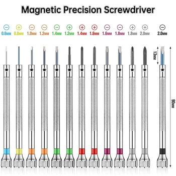 Multi-Funkcija Magnetinio Tikslumo Atsuktuvas Elektronikos Remontas Įrankis Žiūrėti Akiniai Papuošalai Darbą 0.6-2.0 mm