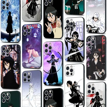 Rukia Kuchiki Bleach Anime Minkštas Silikoninis Telefono dėklas skirtas IPhone Se3 6s 7 8 14 15 Plius Xr X Xs 11 12 13 Mini 14 15 Pro Max