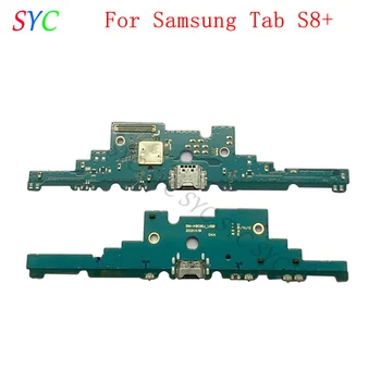 USB Įkrovimo lizdas Jungtis Valdybos Samsung Tab S8+ X800 X806 Krovimo Jungties Remontas, Dalys